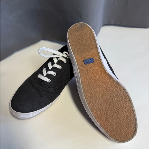 Keds Black and White Canvas Sneakers - Picture 2 of 3